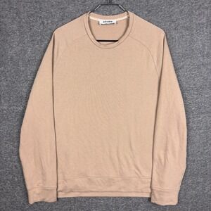 Blue & Cream Mason‎ Sweatshirt Mens XL Beige Crewneck Sweater Wheelersv USA Made